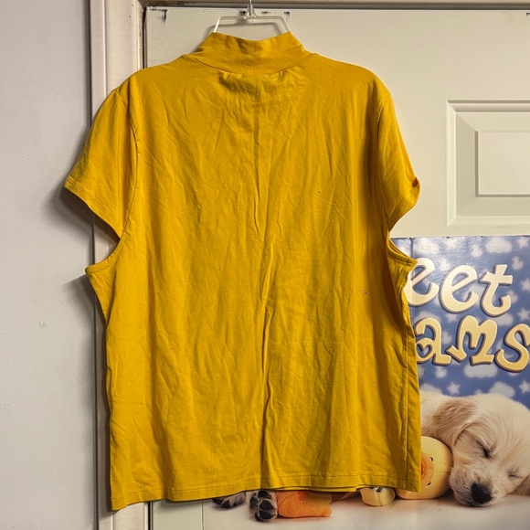DKNY Vibrant Yellow Short Sleeve XL - Picture 4 of 4